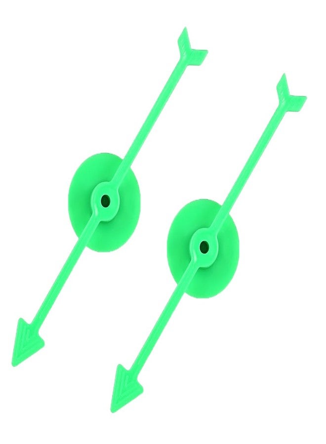 Zenarao 2Pcs Spinner Game Engaging Board Arrow Set Home and School Party Spinners Plastic Craft with Suction Cup Board Games Accessories (Green) - Image 1